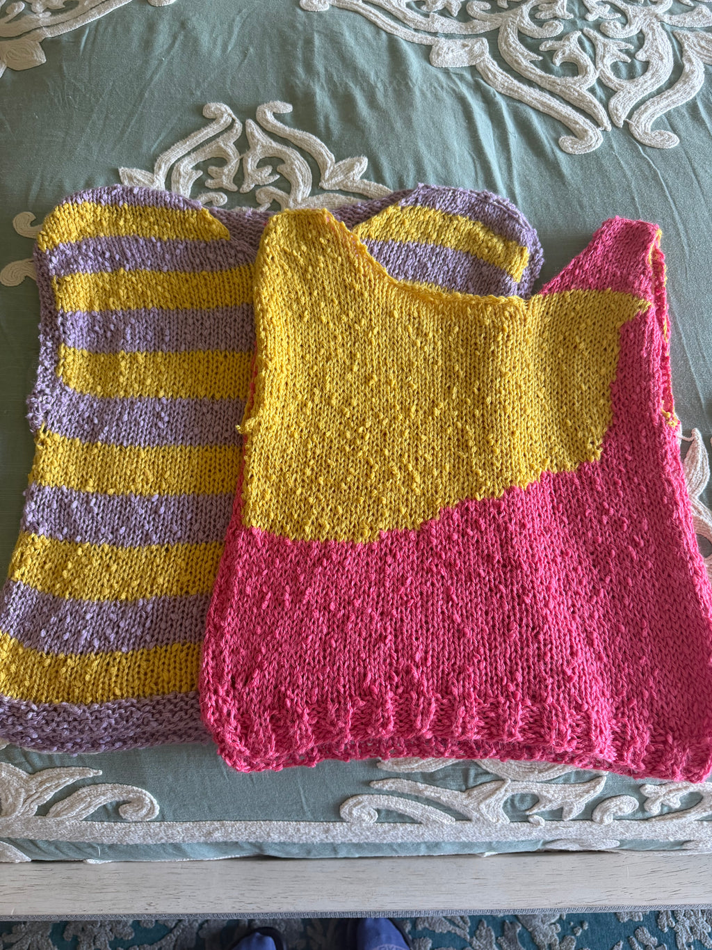Cotton Hand-Knit Tank Top