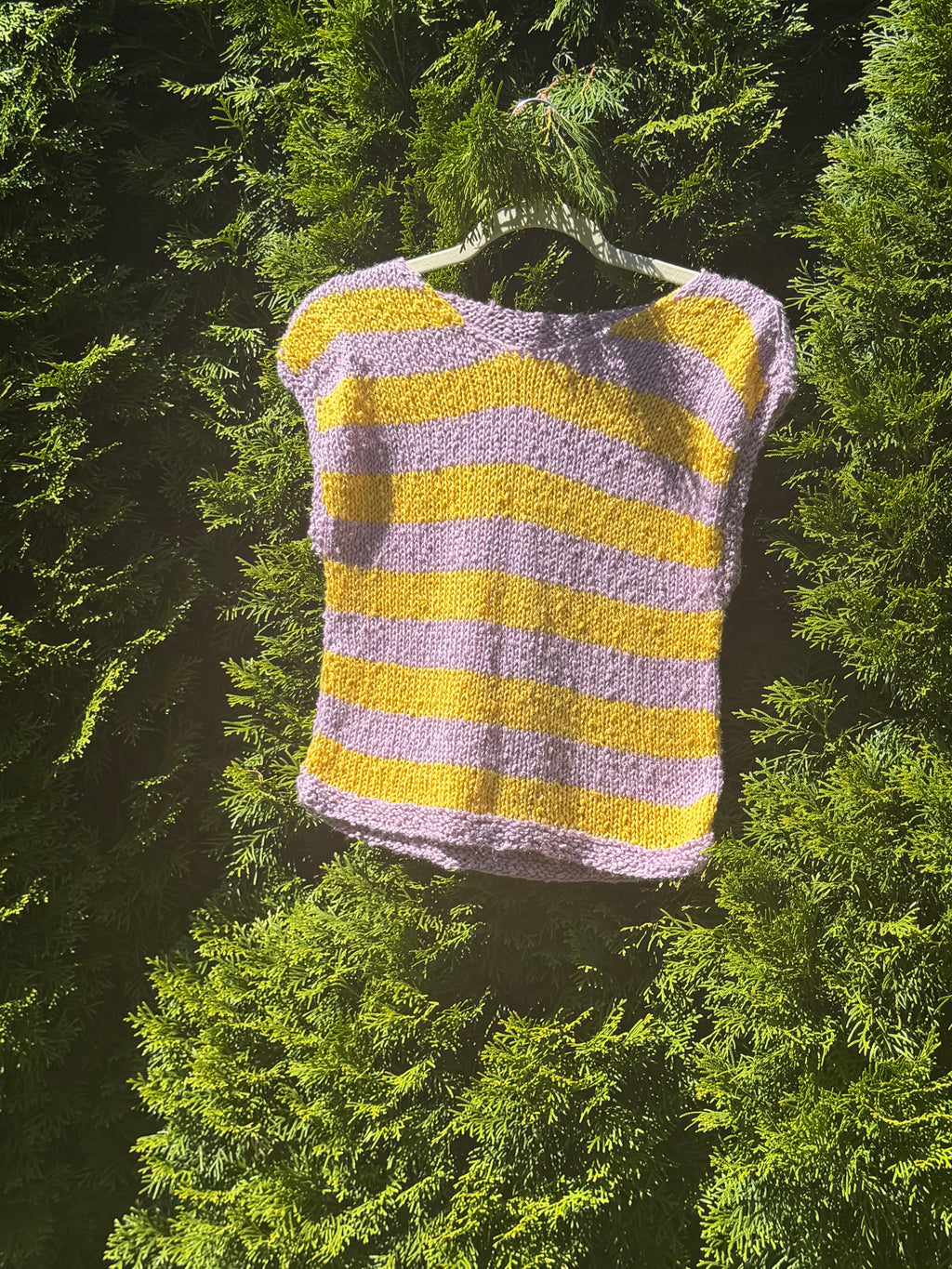 Cotton Hand-Knit Tank Top